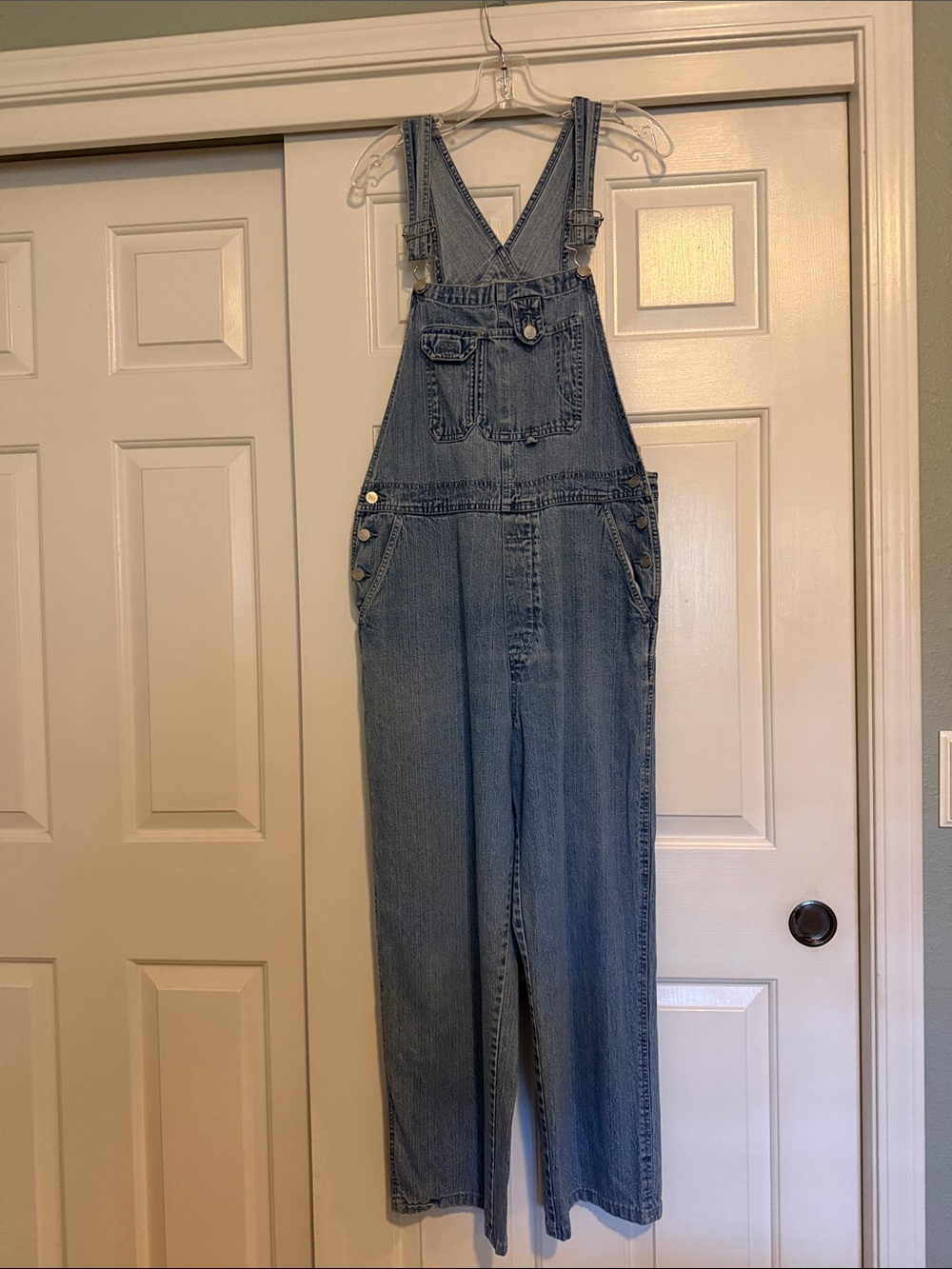 Vintage Light Wash Denim Overalls